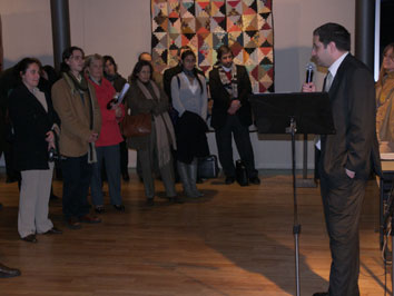Prof. pablo Costa Director Académico de la EFN disertando en el lanzamiento del libro Marco normativo del comercio exterior de la escuela francesa de negocios
