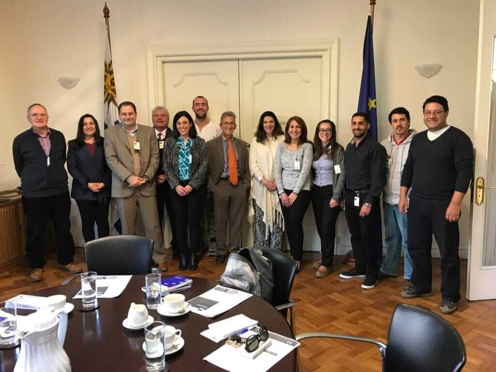 Visita académica de la EFN a la delegación de la unión europea en Uruguay