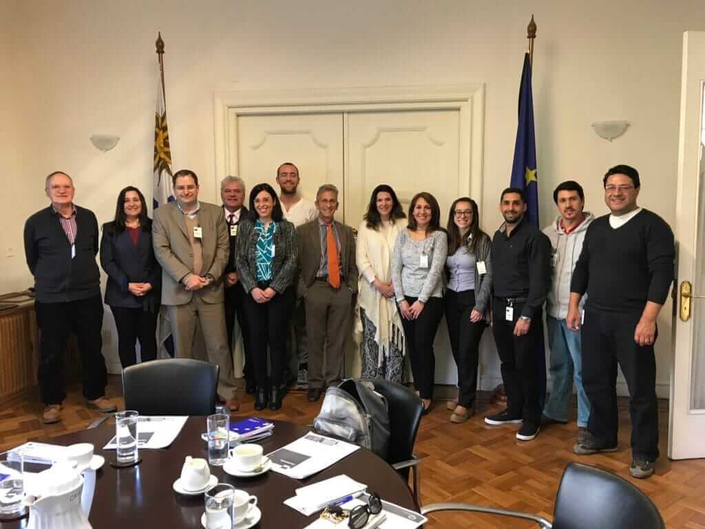 Visita académica de la EFN a la delegación de la unión europea en Uruguay