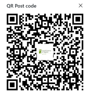 Código QR para acceder al la landing page del curso Operaciones de Almacenaje dictado online por la Escuela Francesa de Negocios